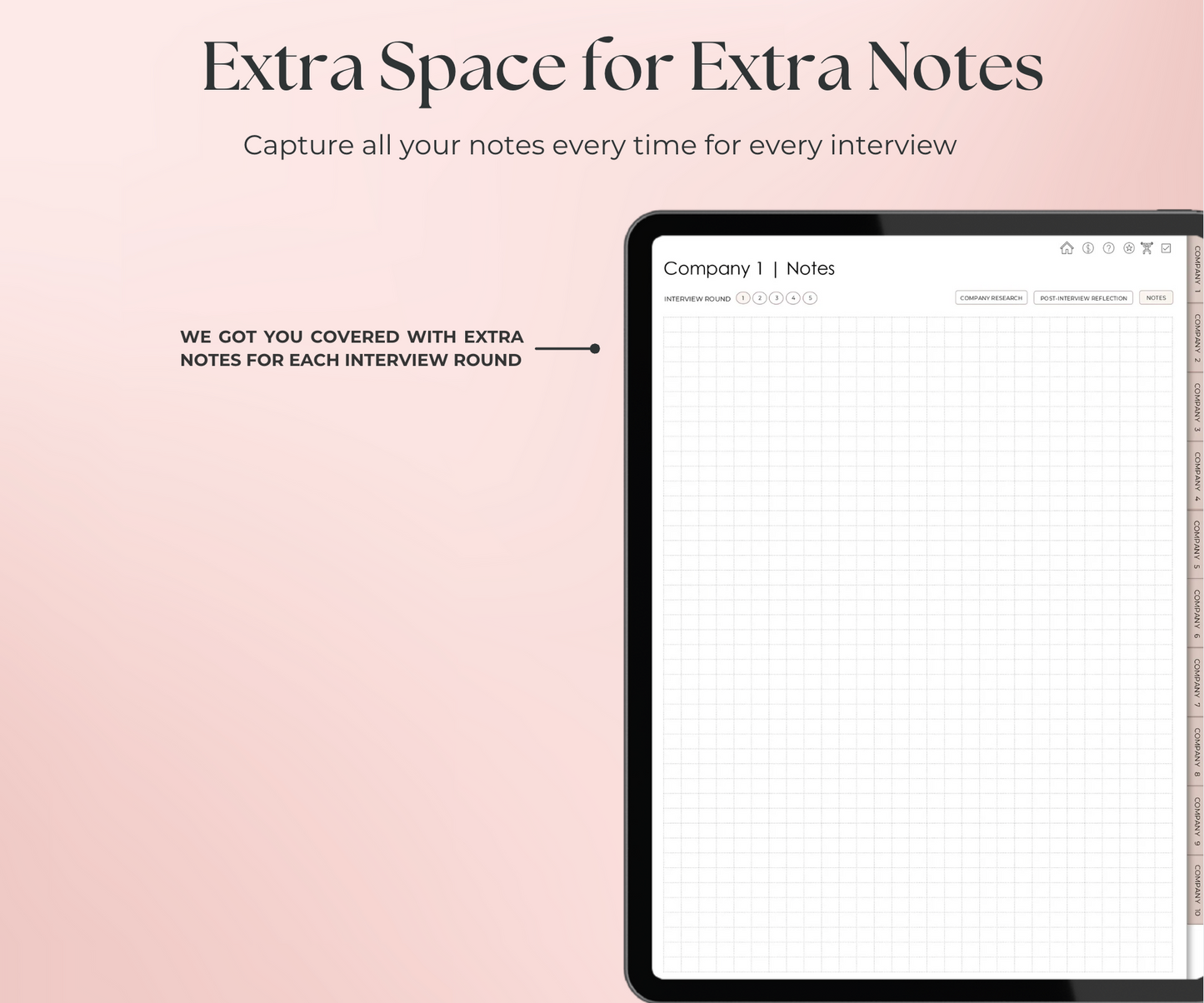 Mindsprout Interview Planner: Less stress. More confidence!