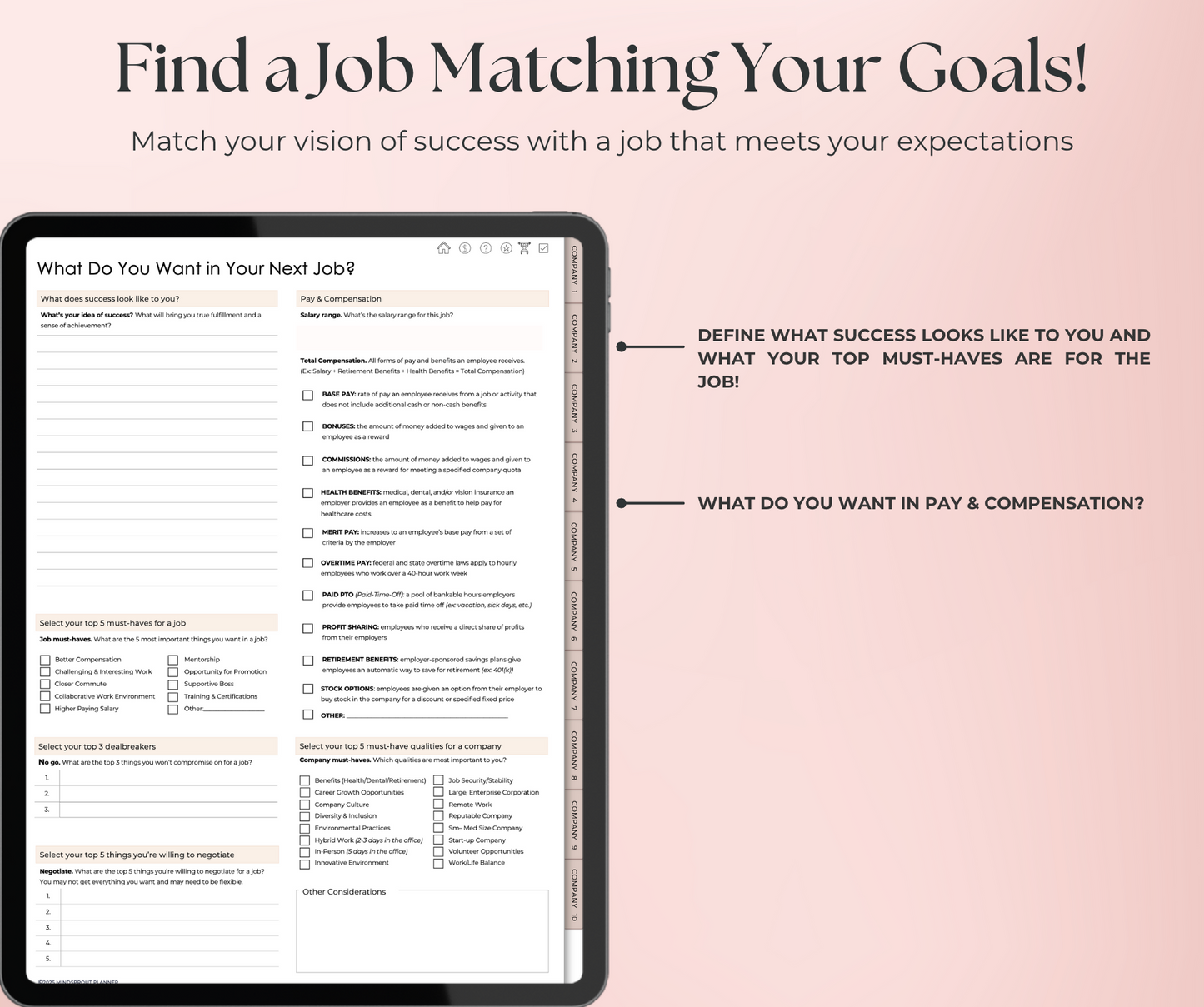 Mindsprout Interview Planner: Less stress. More confidence!